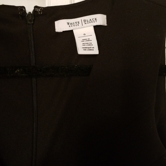 White House Black Market little black dress size 0 - Picture 3 of 4